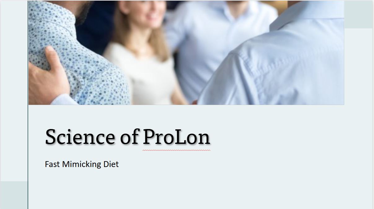 Science of Prolon Fasting Mimicking Diet