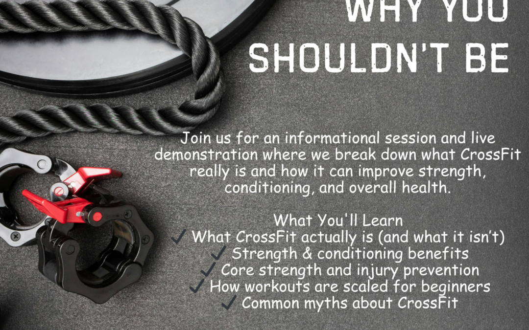Scared of CrossFit?  Come to our demo!